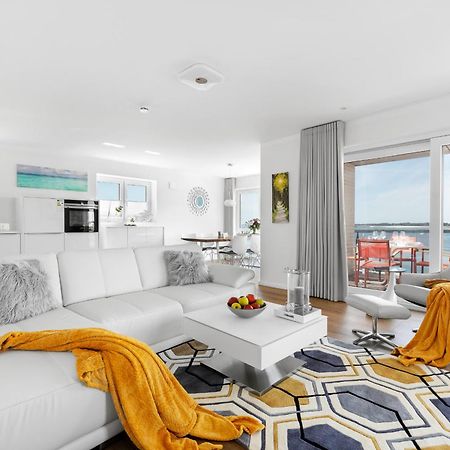Brise- Direkt Am Wasser, Hafenblick, Fahrstuhl, Sauna, Ueberdachter Balkon Olpenitz Εξωτερικό φωτογραφία