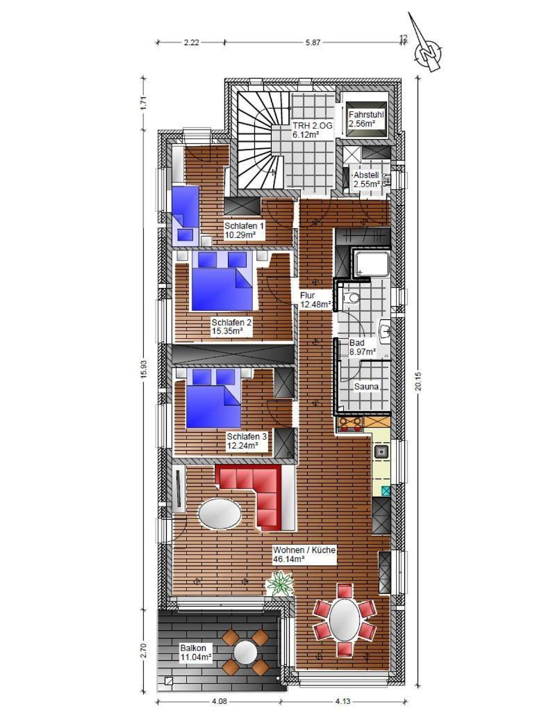 Brise- Direkt Am Wasser, Hafenblick, Fahrstuhl, Sauna, Ueberdachter Balkon Olpenitz Εξωτερικό φωτογραφία