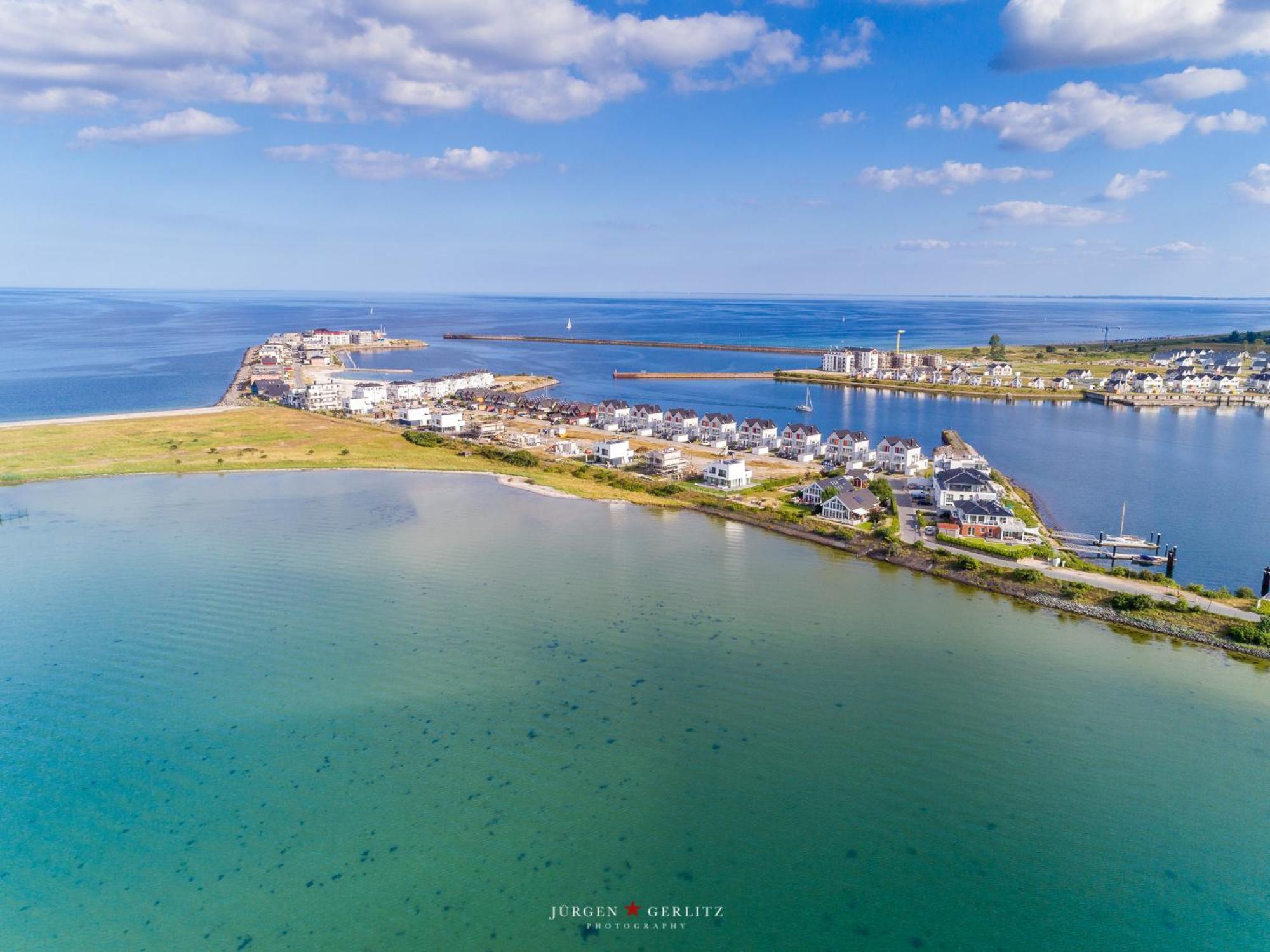 Brise- Direkt Am Wasser, Hafenblick, Fahrstuhl, Sauna, Ueberdachter Balkon Olpenitz Εξωτερικό φωτογραφία