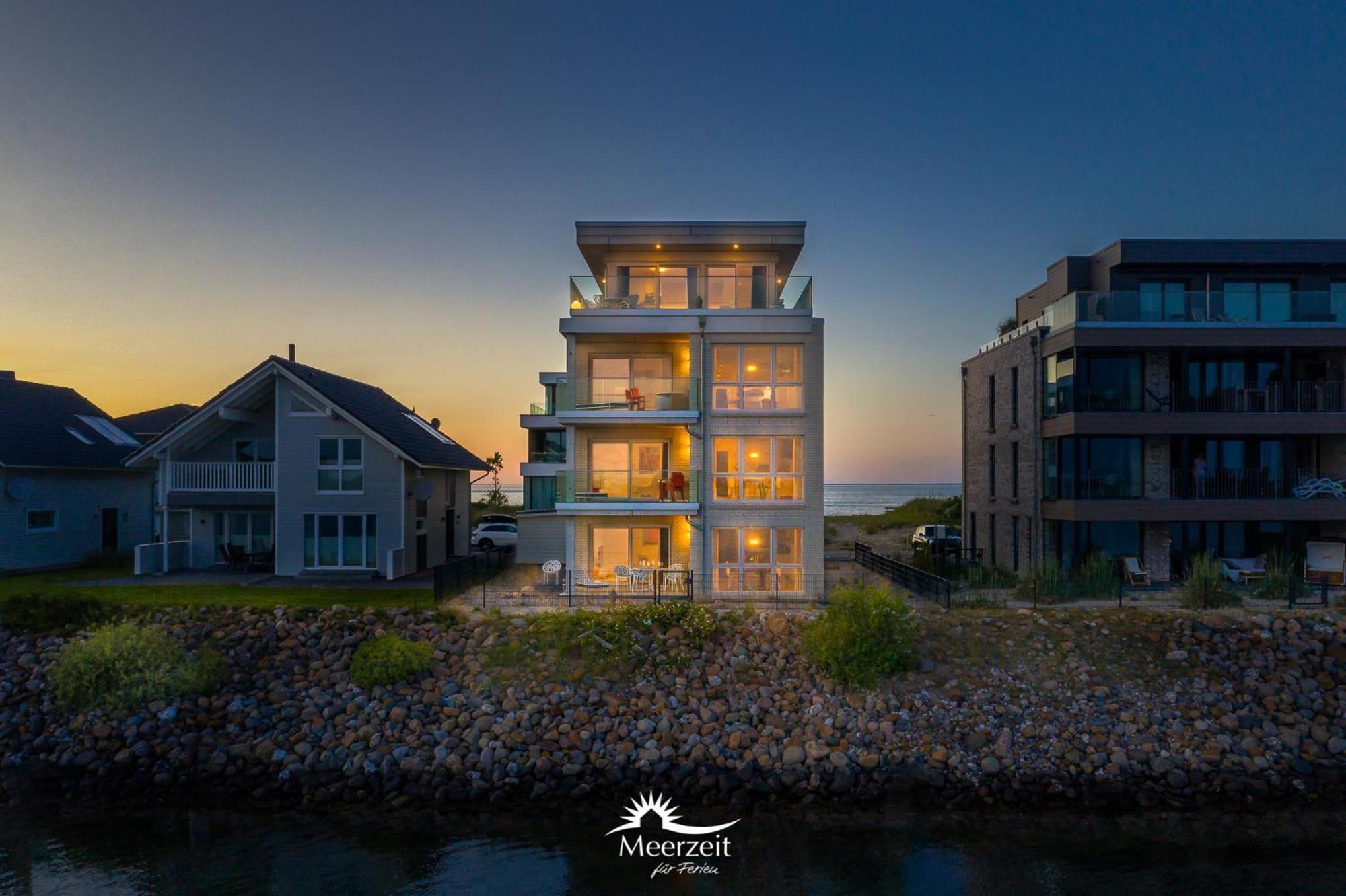 Brise- Direkt Am Wasser, Hafenblick, Fahrstuhl, Sauna, Ueberdachter Balkon Olpenitz Εξωτερικό φωτογραφία