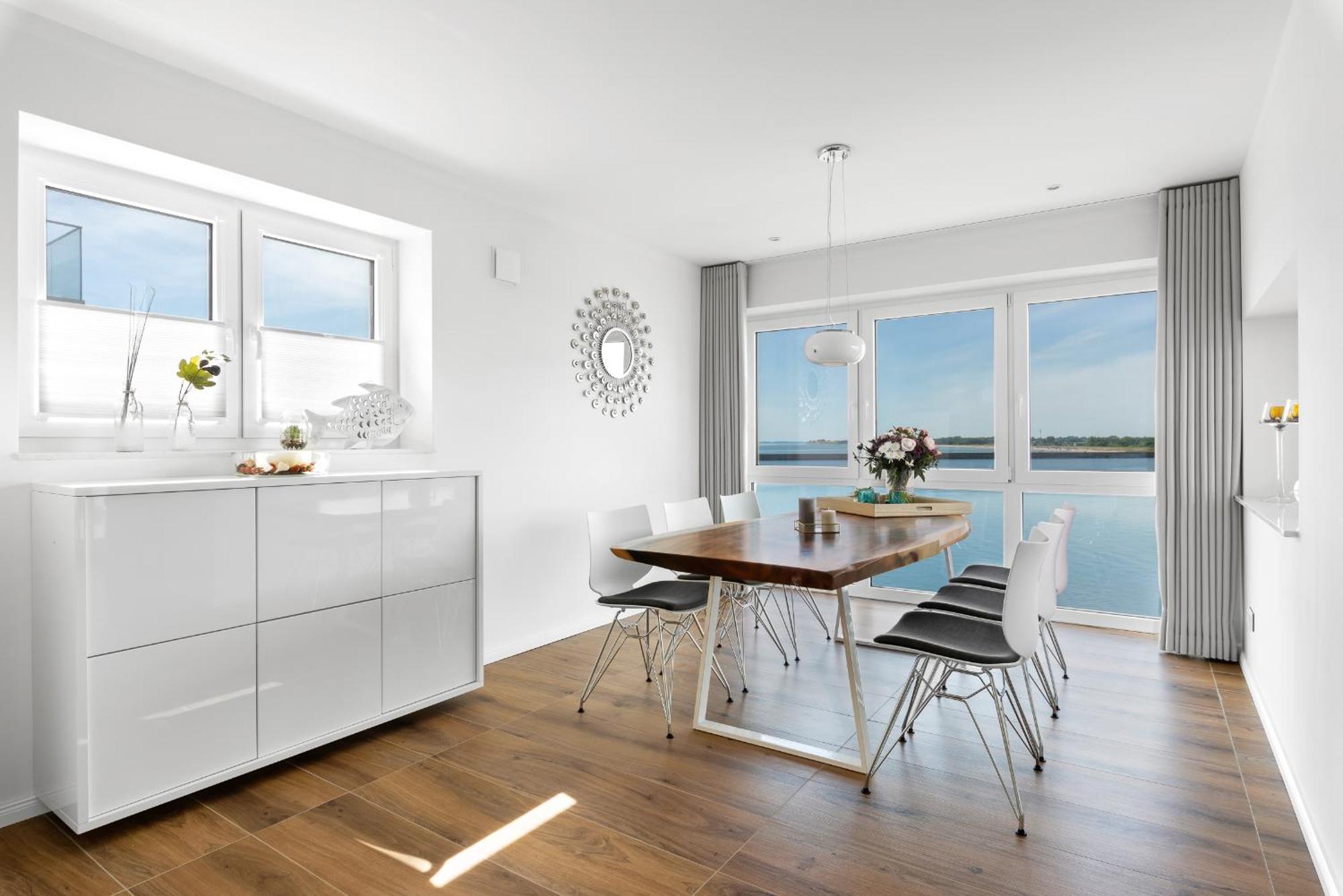 Brise- Direkt Am Wasser, Hafenblick, Fahrstuhl, Sauna, Ueberdachter Balkon Olpenitz Εξωτερικό φωτογραφία